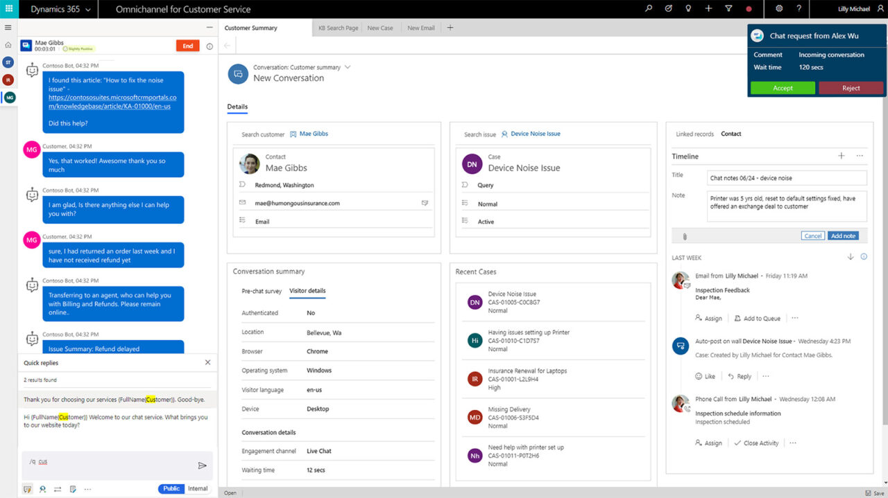 Dynamics 365 Contact Center